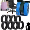 Kelioninis Bez Marki Silikoninis bagažo rato užvalkalas SEAT WHEEL COVERS lagaminams 8 vnt