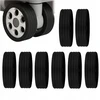 Kelioninis Bez Marki Silikoninis bagažo rato užvalkalas SEAT WHEEL COVERS lagaminams 8 vnt
