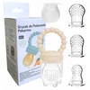 Bez Marki SILIKONINIS DANTAS MAISTO PATIEKIMUI 4in1 SET BEIGE 4M+
