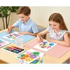 Bez Marki Silikoninis dažymo kilimėlis 60x40, mokyklai, stalui, 2 vnt