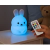 Bez Marki SILIKONOWA Naktinė lempa DLA DZIECI KRÓLIK LED NA Pultas DO ŁADOWANIA USB