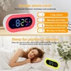 Bez Marki Skaitmeninis žadintuvas DLA DZIECI RGB Naktinė lempa PODWÓJNY ALARM 18 DŹWIĘKÓW