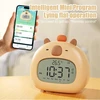 Bez Marki Skaitmeninis žadintuvas KAPIBARA LCD Naktinė lempa TIMER DATA TEMPERATURA