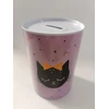 Bez Marki SKARBONKA METALOWA PUSZKA KOT KOTEK 10 cm/14,50 cm