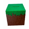 Bez Marki Skarbonka Minecraft na monety prezent 3d dekoracja pudełko Trawa Grass