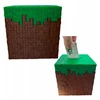 Bez Marki Skarbonka Minecraft na monety prezent 3d dekoracja pudełko Trawa Grass