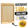 Bez Marki Skarbonka Wyzwanie Oszczędzania 5000zł Pudełko Prezent 20x15 Drewniana Box