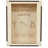 Bez Marki SKARONKA Z IMIENIEM SKARBONKA DREWNIANA GRAWER