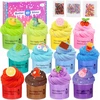 Bez Marki SLIME CUPPIES RINKINYS SALAUKAI KAVĖLĖ KŪRYBINIS ŽAISLAS SLIME DOVANA