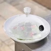 Bez Marki Smoking Cloche Pokrywka zaparzacza dymu Narzędzie kuchenne Prezentacja żywności Dia 21.5 cm
