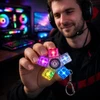 Bez Marki SPINNER CLICKER APŠVIETIMO LED RGB CLICKER KEY ANTESTRESS ŽAISLAS