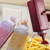 Bez Marki Squeeze Bottle Sauce Dozatorius Namų naudojimui Kečupo prieskonių talpyklė 600ml