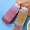 Bez Marki Squeeze Bottle Sauce Dozatorius Namų naudojimui Kečupo prieskonių talpyklė 600ml