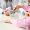 Bez Marki Srebrna Skarbonka Kostka Pamiątka Chrztu Świętego su Nadrukiem dla Dziecka