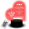 Bez Marki Statuetka Dla Przyjaciółki Koleżanki Lampka Nocna LED RGB 3D Grawer Friends