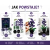 Bez Marki Statybiniai blokai Purpurinė orchidėja Orchidėja 692 elementai Gėlės dekoravimo dovana