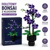 Bez Marki Statybiniai blokai Purpurinė orchidėja Orchidėja 692 elementai Gėlės dekoravimo dovana