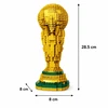 Bez Marki Statybiniai blokeliai Futbolo taurė Golden Trophy Modelis 1642 vnt
