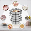 Bez Marki STEAMER POT STEAMER 5 EL POT INDUKCINIAI DUJINIAI