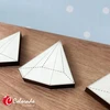 Bez Marki Stempeliai: Geometrinių figūrų piramidės