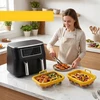 Bez Marki STIKLO FORMOS 2 VIENETŲ AIRFRYER KAIŠMAI ATSPARIŲ TALPŲ RANDENOS