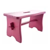 Bez Marki STOOL fuksijos spalvos RYCZKA WOODEN STOOL virtuvinė taburetė su platforma FSC