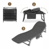 Bez Marki Sulankstoma turistinė lova su čiužiniu ir atlošu – 6 padėtys