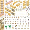 Bez Marki „Sweet Bakery“ „pasidaryk pats“ rinkinys – 3D maketas + 3 lipdukų lapai