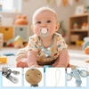 Bez Marki Sweet Little Elephant čiulptukas, megztas rankomis, naujagimiui