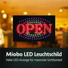 Bez Marki TABLICZKA LED Mėlynas NEON DEKORACYJNA DO SALONU 48X25 CM do domu