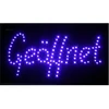 Bez Marki TABLICZKA LED Mėlynas NEON DEKORACYJNA DO SALONU 48X25 CM do domu