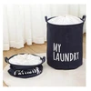 Bez Marki Tamsiai mėlynas KOSZ NA ZABAWKI - PRANIE - MY LAUNDRY - 40 x 50 CM