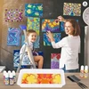 Bez Marki Tapyba ant vandens magijos rinkinys DIY 6 spalvų Ebru meniniai dažai XXL