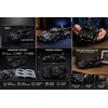 Bez Marki Technic Sports Car Blocks 312 Elements Juodas Hypercar Premium modelis
