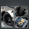 Bez Marki TECHNINIAI BLOKAI LENKINGINIO AUTOMOBILI 1466 AUTOMOBILIS MODELIS MOTORINGUM VENTILIATAMS