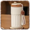Bez Marki TERMINIS PUODULIS SU LED EKRANU THERMOS NERŪDIJANČIO PLIENO KAVOS ARBATA 450ml