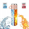 Bez Marki Termosas 0,5l su 3 puodeliais - 6 spalvos, dovanų rinkinys