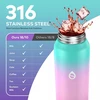 Bez Marki Termosinė gertuvė su šiaudeliu 700ml - karštiems ir šaltiems gėrimams