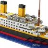Bez Marki Titaniko 3D dėlionė konstruktorius 1860 dalių laivas vaikams nuo 3 metų PP medžiaga | TITANICBLOCKS