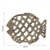 Bez Marki Trivet arbatinukas paaukštintu pagrindu Owl Fish Fish Coaster