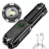 Bez Marki TSG-398 LED Cree Zoom Tactical USB žibintuvėlis, stiprus diodas