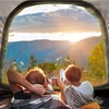 Bez Marki TURISTINĖ KEMPINGO PAlapinė AUTOMATINĖ DVIVE DURYS 4 ŽMONĖMS