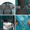 Bez Marki Turistinė kuprinė VIO Trekking 50L Žalia