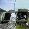 Bez Marki TURISTINIO KEMPINGO PALAPINĖ PAlapinė AUTOMOBILIO bagažinei 120X120CM