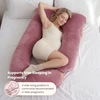 Bez Marki U formos nėštumo pagalvė, labai didelė, su pilvo atrama miegui ir žindymui