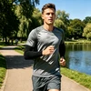 Bez Marki UPF 50+ šaldomos rankovės, tamprės sportui, 4 poros