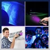 Bez Marki UV žibintuvėlis 100 LED UV detektorius gintaro spalvos oro kondicionavimo kontrasto šlapimo banknotai