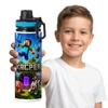 Bez Marki Vaikiškas aliuminio vandens butelis su pavadinimu 850ml MINECRAFT