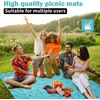 Bez Marki Vandeniui atsparus pikniko pledas 200x200cm – kelionėms, pliažui, gamtai