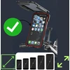 Bez Marki Vandeniui atsparus telefono laikiklis dviračiui, motociklui, vežimėliui, 360°